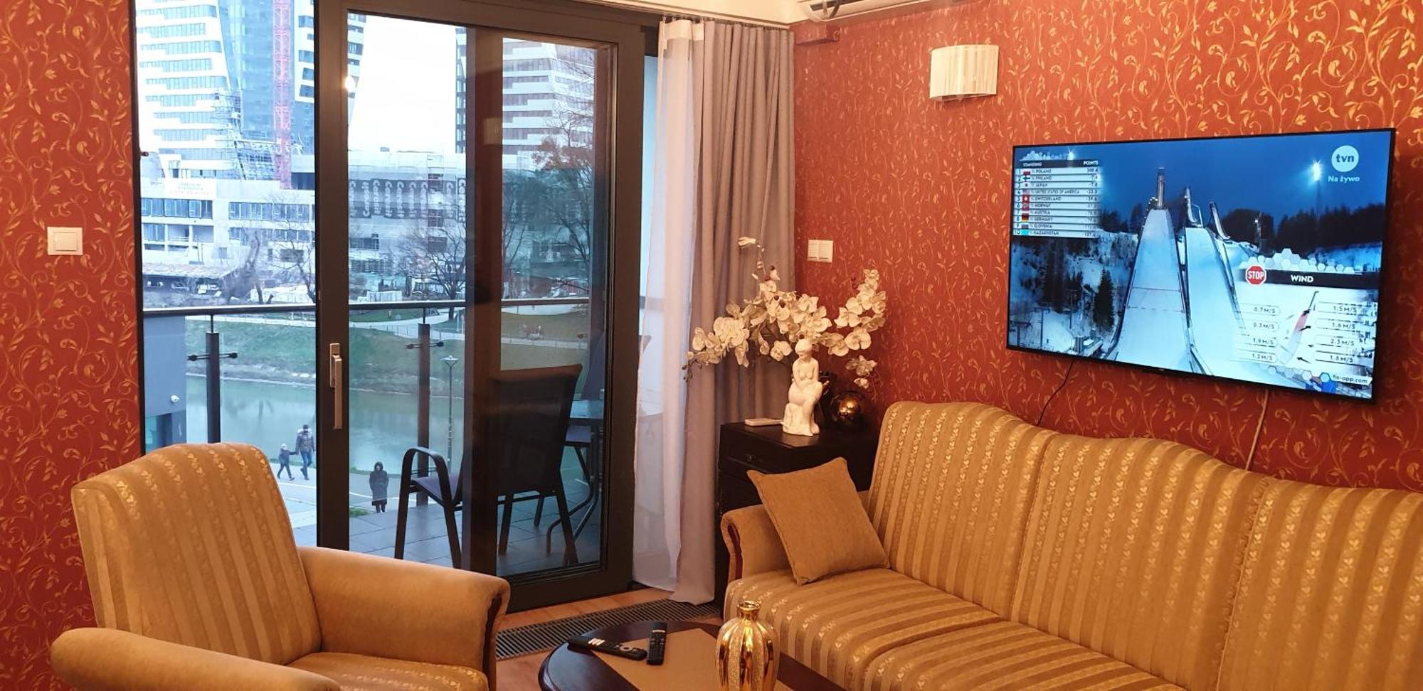 Apartment Royal Capital Towers Klimatyzacja & Prywatny Parking & Bezkontaktowe Zameldowanie & Balkon Rzeszow